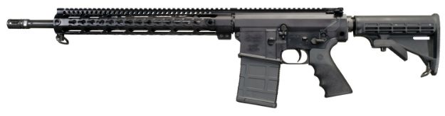 Picture of Windham Weaponry Src 7.62X51mm Nato Caliber With 18" Barrel, 20+1 Capacity, Black Hard Coat Anodized Metal Finish, Black 6 Position Stock & Black Hogue Overmolded Grip Right Hand 