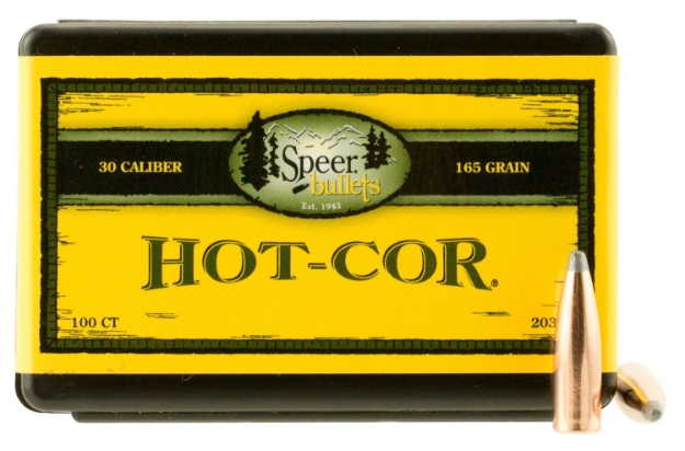 Picture of Speer Hot-Cor Rifle 30 Caliber .308 165 Gr Spitzer Soft Point 100 Box 