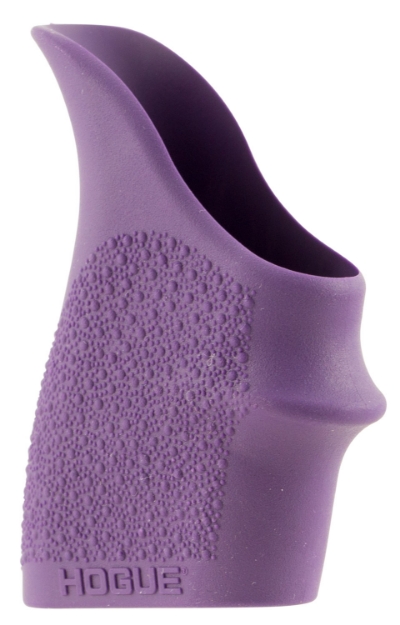 Picture of Hogue Handall Beavertail Grip Sleeve Textured Purple Rubber For Glock 42, 43 