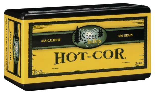 Picture of Speer Hot-Cor 45 Cal .458 350 Gr Soft Point Flat Nose (Spfn) 