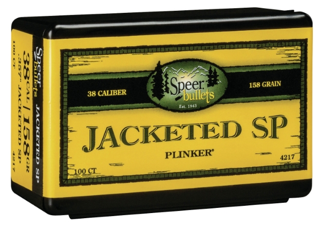 Picture of Speer Handgun 38 Cal .357 158 Gr Jacketed Soft Point (Jsp) 