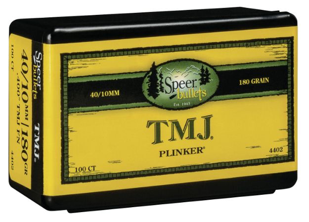 Picture of Speer Tmj 40 Cal .400 180 Gr Total Metal Jacket (Tmj) 