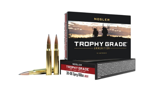 Picture of Nosler Trophy Grade Long-Range Hunting 30-06 Springfield 168 Gr Nosler Spitzer Accubond-Long Range (Sablr) 20 Per Box/ 10 Cs 