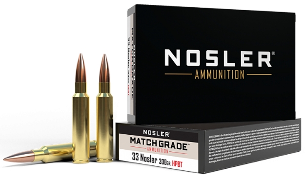 Picture of Nosler Match Grade Target 33 Nosler 300 Gr Custom Competition Hollow Point Boat-Tail (Cchpbt) 20 Per Box/ 10 Cs 