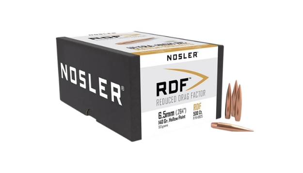 Picture of Nosler Rdf Match 6.5 Creedmoor .264 140 Gr Hollow Point Boat-Tail (Hpbt) 500 Per Box 