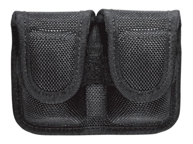 Picture of Bianchi 7301 Speedloader Pouch Double Black Accumold Hook & Loop Belts 2-2.25" Wide Compatible W/ 38/357 