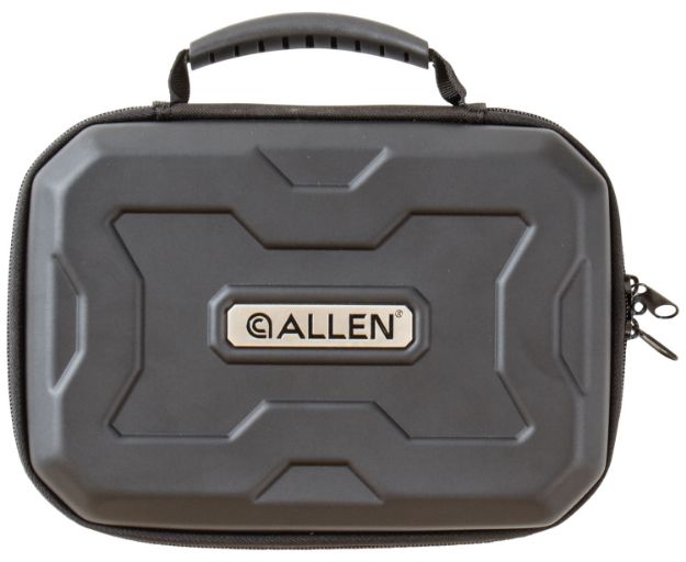 Picture of Allen Exo Handgun Case Made Polymer With Black Finish, Molded Carry Handle, Egg Crate Foam & Lockable Zippers 9" X 6.25" Interior Dimensions 