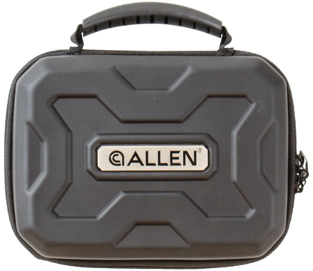 Picture of Allen Exo Handgun Case Made Of Polymer With Black Finish, Molded Carry Handle, Egg Crate Foam & Lockable Zippers 7" X 5.25" 