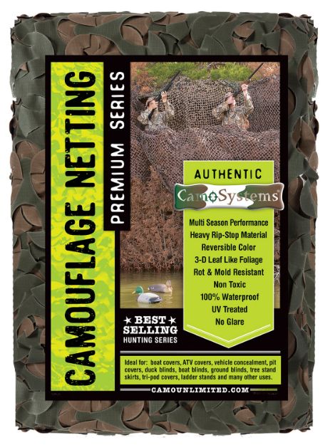 Picture of Camosystems Premium Netting Ultra-Lite Green/Brown 7.10' H X 9.10' L Ripstop 