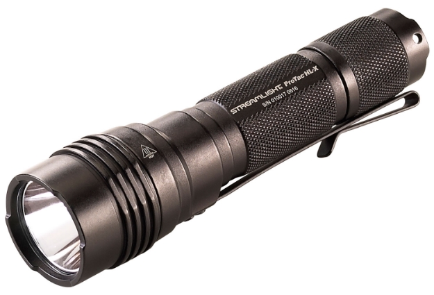 Picture of Streamlight Protac Hl-X Black Anodized Aluminum White Led 65/400/1000 Lumens 330 Meters Range 