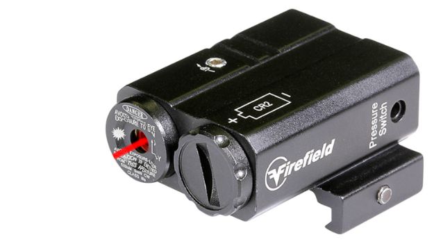 Picture of Firefield Charge 5Mw Red Laser 630-650Nm Wavelength (20 Yds Day/300 Yds Night Range) Matte Black Finish For Ar-Platform Includes Pressure Pad & Battery 