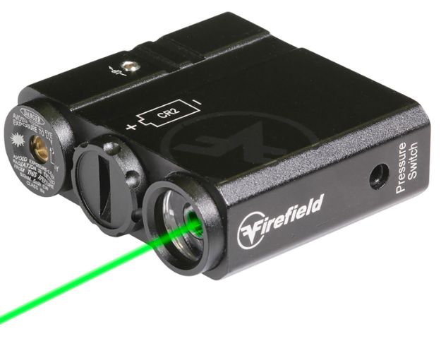 Picture of Firefield Charge 5Mw Green Laser 532Nm Wavelength (50 Yds Day/600 Yds Night Range) With 180 Lumens Led Light Matte Black Finish For Ar-Platform Includes Pressure Pad & Battery 