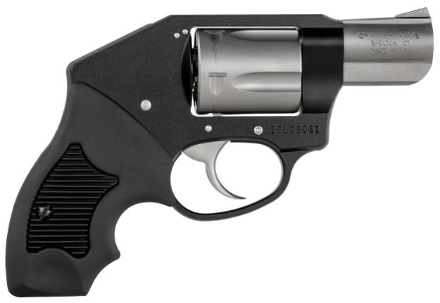 Picture of Charter Arms Off Duty 38 Special 5Rd 2" Matte Stainless Finished Barrel/Cylinder, Aluminum Frame W/Black Finish, Enclosed Hammer, Finger Grooved Black Rubber Grip 