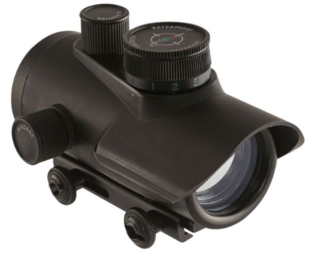 Picture of Axeon 3Xrds Black 1X30mm 5 Moa Red/Green/Blue Dot Reticle 