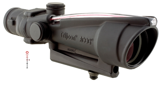 Picture of Trijicon Acog Black Hardcoat Anodized 3.5X35mm Illuminated Red Donut .223/5.56 Bdc Reticle 