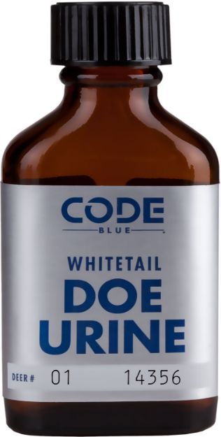 Picture of Code Blue Blue Deer Attractant Doe Urine Scent 1Oz Bottle 