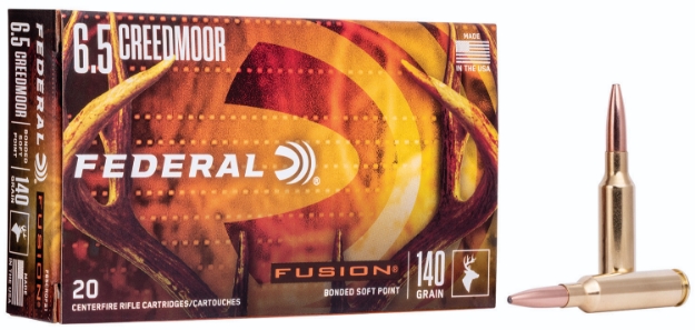 Picture of Federal Fusion 6.5 Creedmoor 140 Gr Fusion Soft Point 20 Per Box/ 10 Cs 