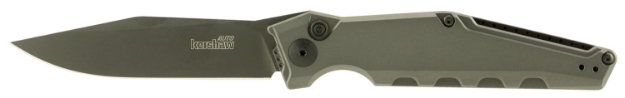 Picture of Kershaw Launch 7 3.75" Folding Clip Point Drop Point Plain Black Dlc Cpm 154 Ss Blade Gray Anodized Aluminum Handle Includes Pocket Clip 