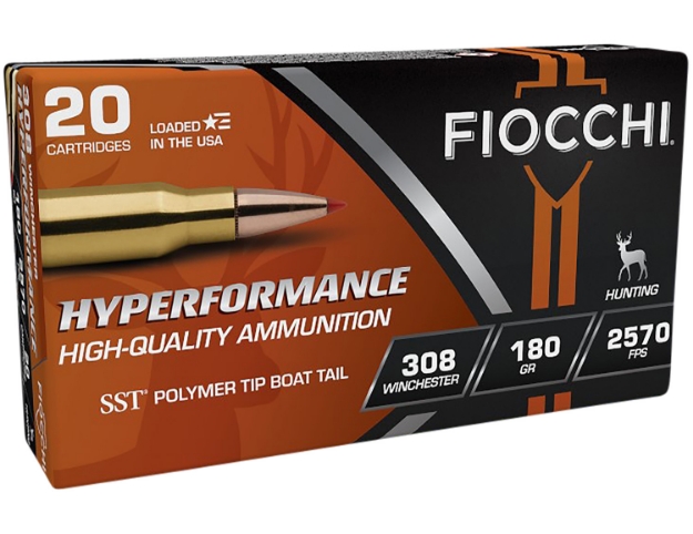 Picture of Fiocchi Hyperformance Hunting 308 Win 180 Gr Super Shock Tip (Sst) 20 Per Box/ 10 Cs 