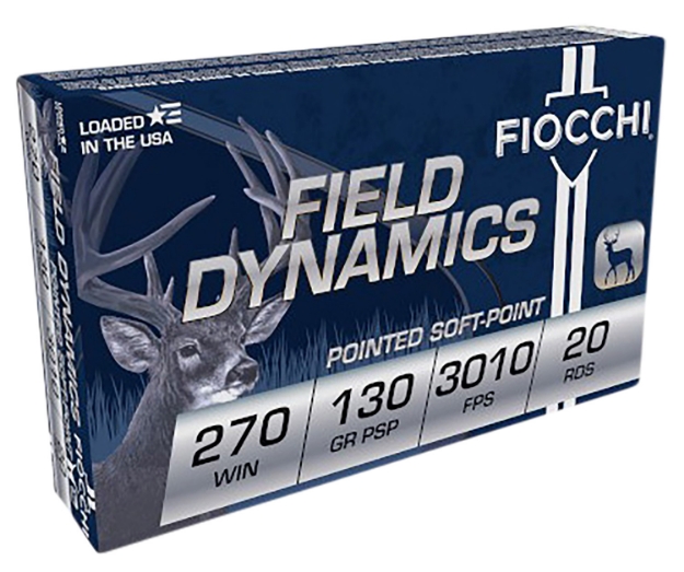 Picture of Fiocchi Field Dynamics Rifle 270 Win 130 Gr Pointed Soft Point (Psp) 20 Per Box/ 10 Cs 