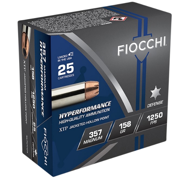 Picture of Fiocchi Hyperformance Defense 357 Mag 158 Gr Hornady Xtp Hollow Point 25 Per Box/ 20 Cs 