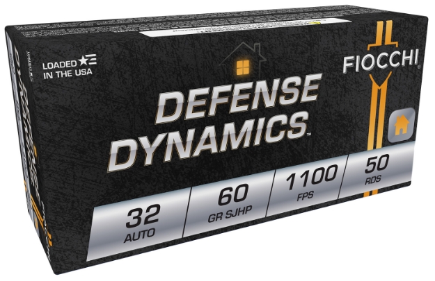 Picture of Fiocchi Defense Dynamics 32 Acp 60 Gr Jacketed Hollow Point (Jhp) 50 Per Box/ 20 Cs 