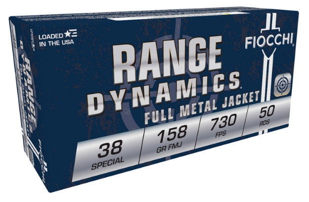 Picture of Fiocchi Range Dynamics Pistol 38 Special 158 Gr Full Metal Jacket (Fmj) 50 Per Box/ 20 Cs 