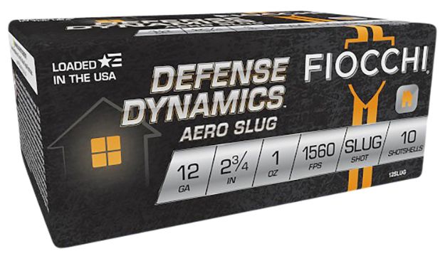 Picture of Fiocchi Defense Dynamics Aero 12 Gauge 2.75" 1 Oz Rifled Slug Shot 10 Per Box/ 25 Cs 