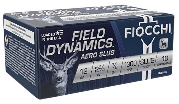 Picture of Fiocchi Field Dynamics Aero 12 Gauge 2.75" 7/8 Oz Rifled Slug Shot 10 Per Box/ 25 Cs 