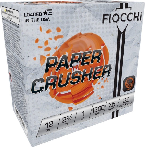 Picture of Fiocchi Paper Crusher Extrema 12 Gauge 2.75" 1 Oz 7.5 Shot 25 Per Box/ 10 Cs 