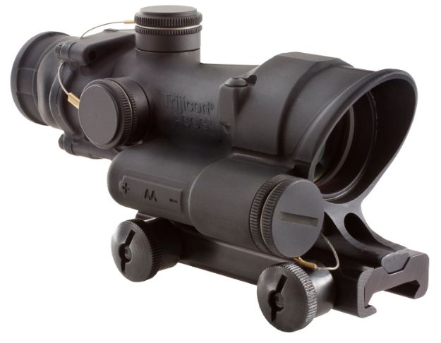 Picture of Trijicon Acog Matte Black 4X32mm Led Illuminated Red Horseshoe Dot 223/556 Reticle 