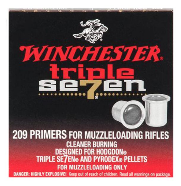 Picture of Winchester Muzzleloading 209 Triple Seven Muzzleloading Primers 100 Per Box 