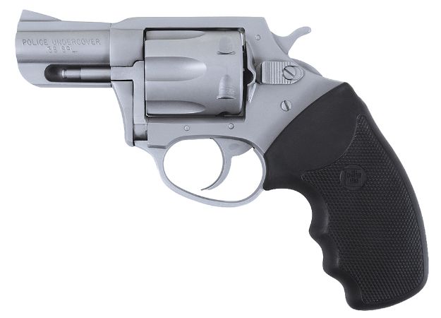 Picture of Charter Arms Undercover Police 38 Special 6Rd 2.20" Stainless Steel Finished Barrel/Cylinder, Anodized Aluminum Frame, Traditional Hammer, Finger Grooved Black Rubber Grip 