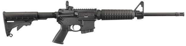 Picture of Ruger Ar-556 *Co/Md Compliant 5.56X45mm Nato 16.10" 10+1 Black Hard Coat Anodized Black 6 Position Stock Black Polymer Grip Right Hand 