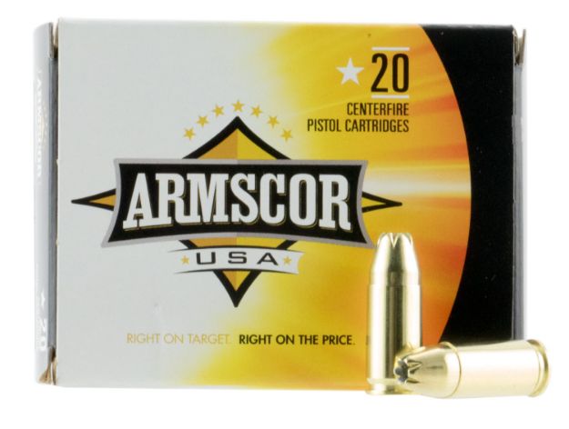 Picture of Armscor Usa 9Mm Luger 124 Gr Jacketed Hollow Point (Jhp) 20 Per Box/25 Cs 