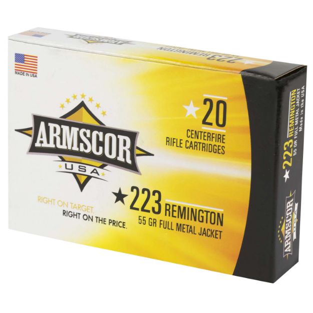 Picture of Armscor Usa Competition 223 Rem 55 Gr Full Metal Jacket (Fmj) 20 Per Box/ 50 Cs 