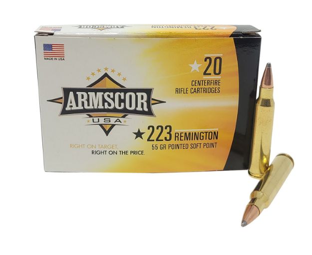 Picture of Armscor Usa Competition 223 Rem 55 Gr Pointed Soft Point (Psp) 20 Per Box/ 50 Cs 