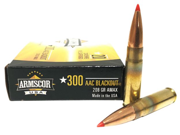 Picture of Armscor Usa Competition 300 Blackout 208 Gr Hornady A-Max (Amx) 20 Per Box/ 10 Cs 