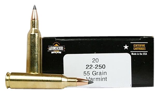 Picture of Armscor Usa Competition 22-250 Rem 55 Gr Varmint 20 Per Box/ 10 Cs 