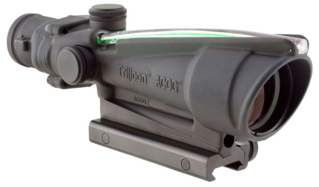 Picture of Trijicon Acog Matte Black 3.5X35mm Illuminated Green Crosshair 300 Blk Bdc Reticle 