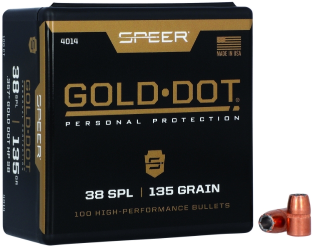 Picture of Speer Gold Dot Personal Protection 38 Cal .357 135 Gr Hollow Point (Hp) 