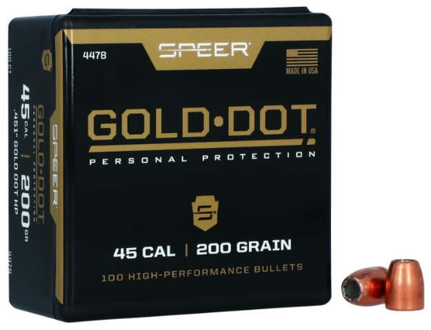 Picture of Speer Gold Dot Personal Protection 45 Cal .451 200 Gr Hollow Point (Hp) 