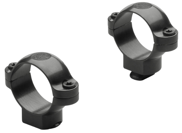 Picture of Leupold Standard Scope Ring Set Medium 1" Tube Matte Black Steel 