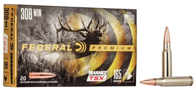 Picture of Federal Premium 308 Win 165 Gr Barnes Tsx 20 Per Box/ 10 Cs 