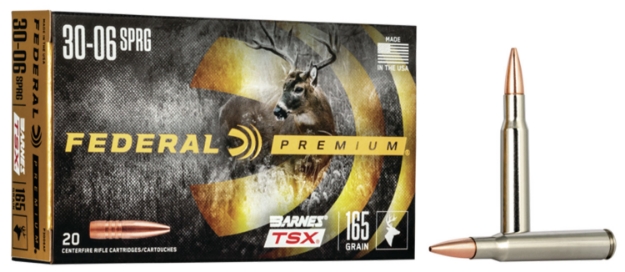 Picture of Federal Premium 30-06 Springfield 165 Gr Barnes Tsx 20 Per Box/ 10 Cs 