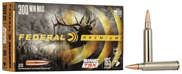 Picture of Federal Premium 300 Win Mag 165 Gr Barnes Tsx 20 Per Box/ 10 Cs 