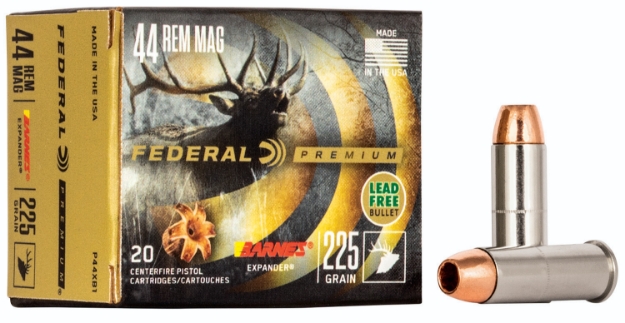 Picture of Federal Premium Hunting 44 Rem Mag 225 Gr Barnes Expander Brx 20 Per Box/ 10 Cs 