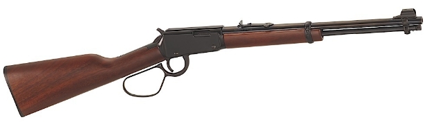 Picture of Henry Classic Lever Carbine 22 Short Caliber With 12 Lr/16 Short Capacity, 16.13" Barrel, Black Metal Finish & American Walnut Stock Right Hand 