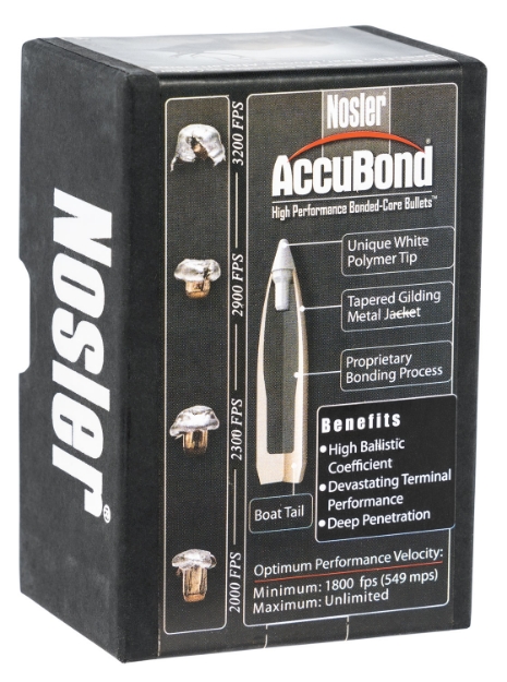 Picture of Nosler Accubond Hunting 30 Cal .308 180 Gr Spitzer Point 50 Per Box 