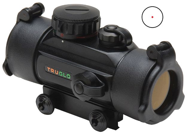 Picture of Truglo Traditional Black 1X30mm 5 Moa Red Dot Reticle 